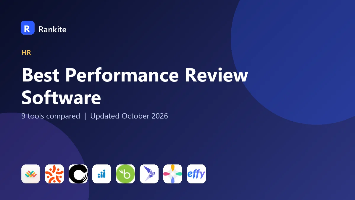 Best Performance Review Software in 2026: 9 Tools Compared