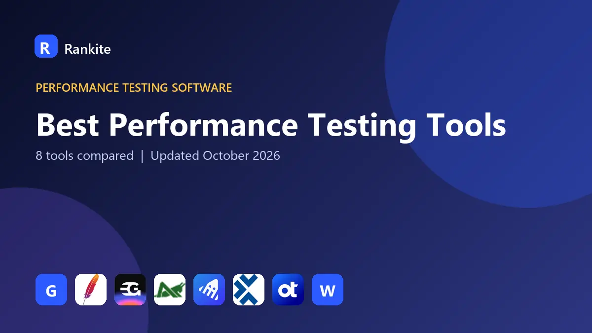 Best Performance Testing Tools in 2026: 8 Tools Compared