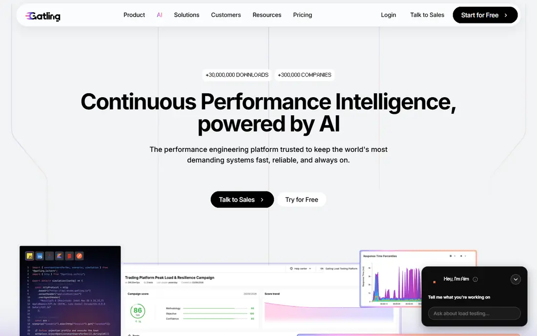 Gatling homepage