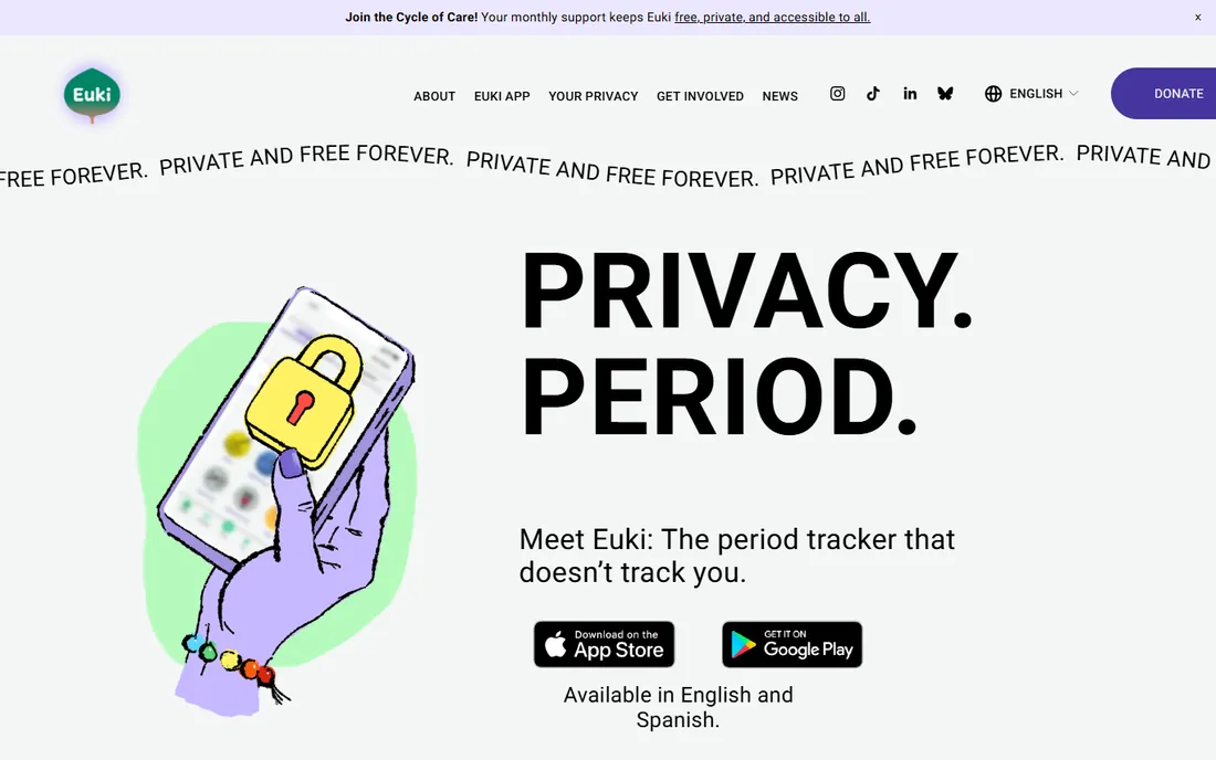 Euki homepage