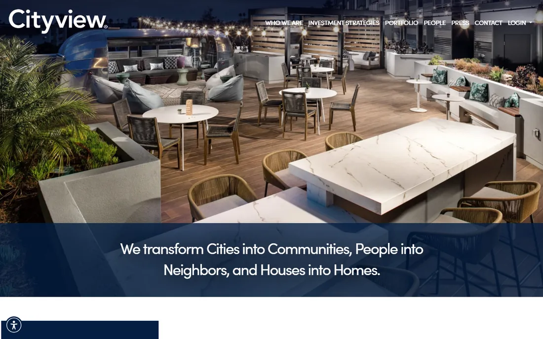 CityView homepage