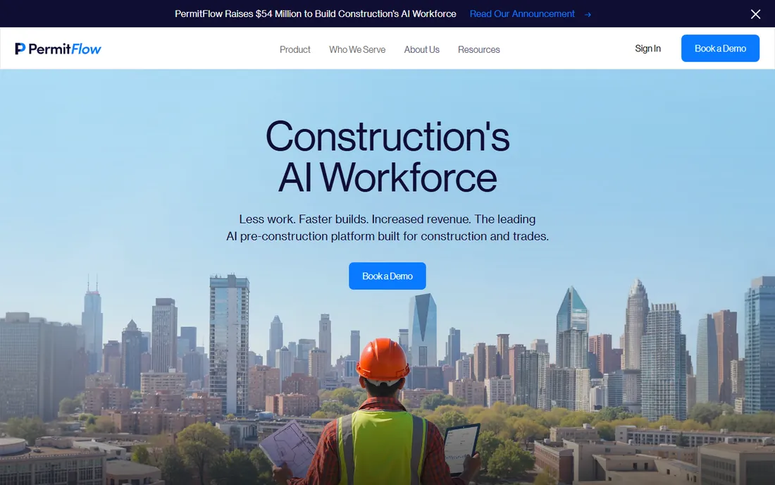 PermitFlow homepage