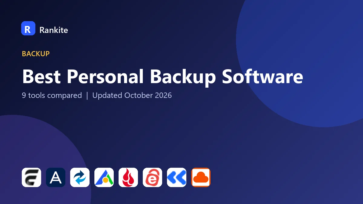 Best Personal Backup Software in 2026: 9 Tools Compared