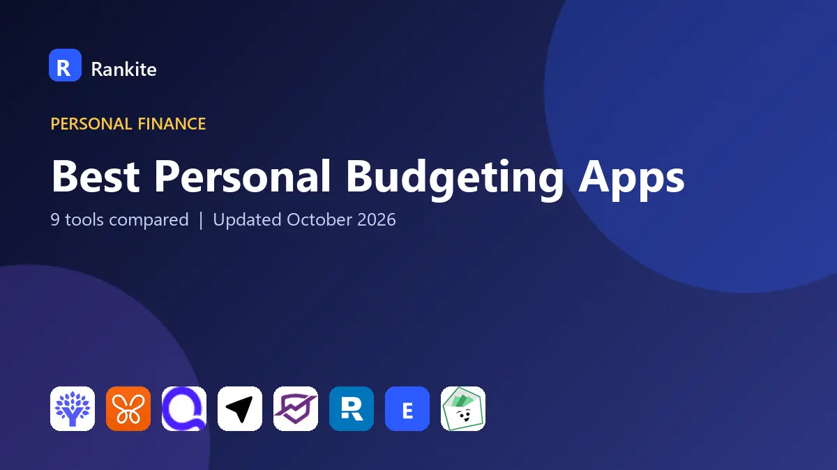 Best Personal Budgeting Apps in 2026: 9 Apps Compared