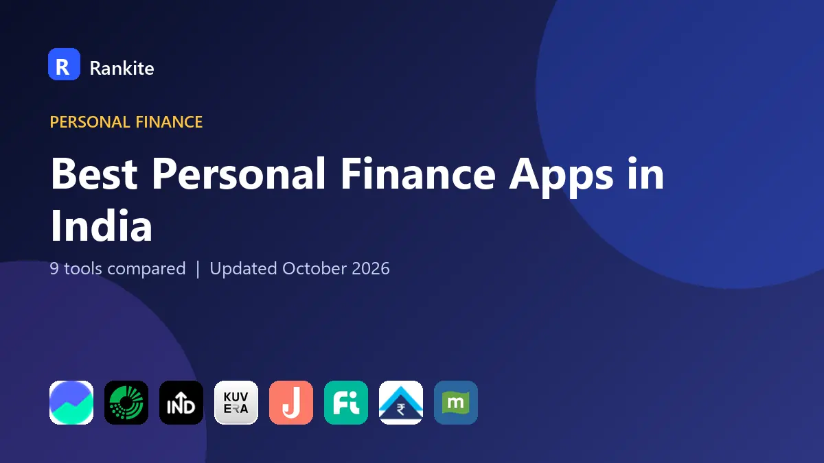 Best Personal Finance Apps in India in 2026: 9 Apps Compared