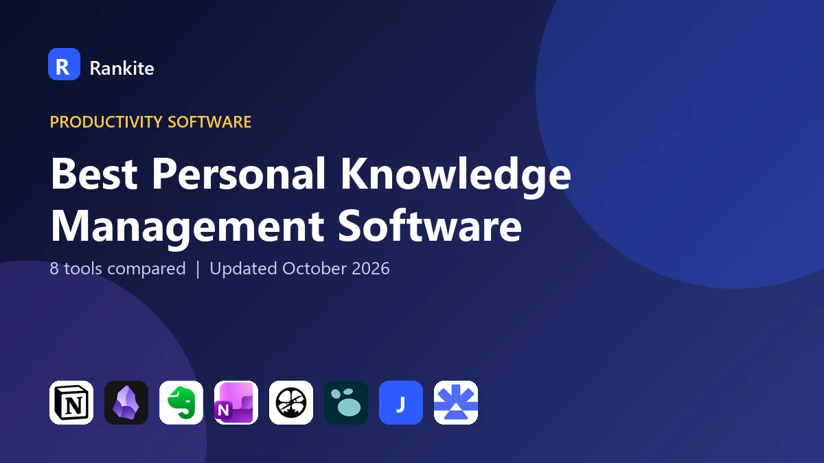 Best Personal Knowledge Management Software: 8 Tools Compared