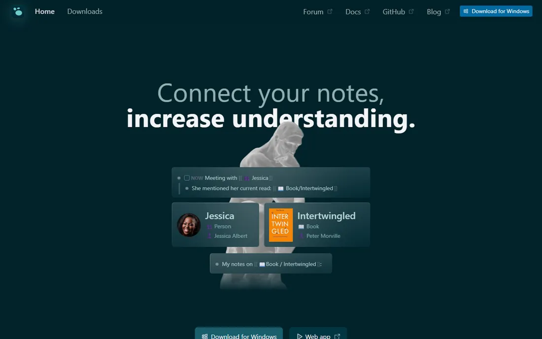 Logseq homepage