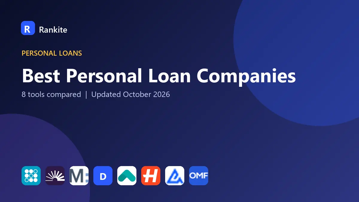 Best Personal Loan Companies in 2026: 8 Companies Compared