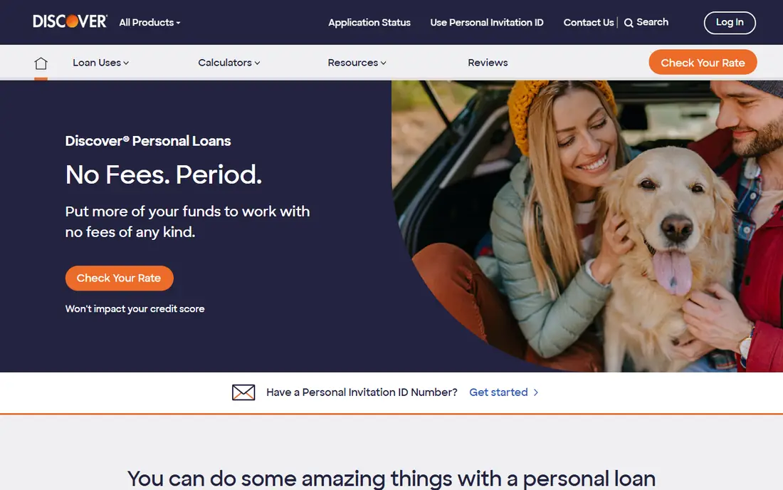 Discover homepage