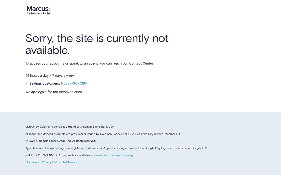 Marcus by Goldman Sachs homepage
