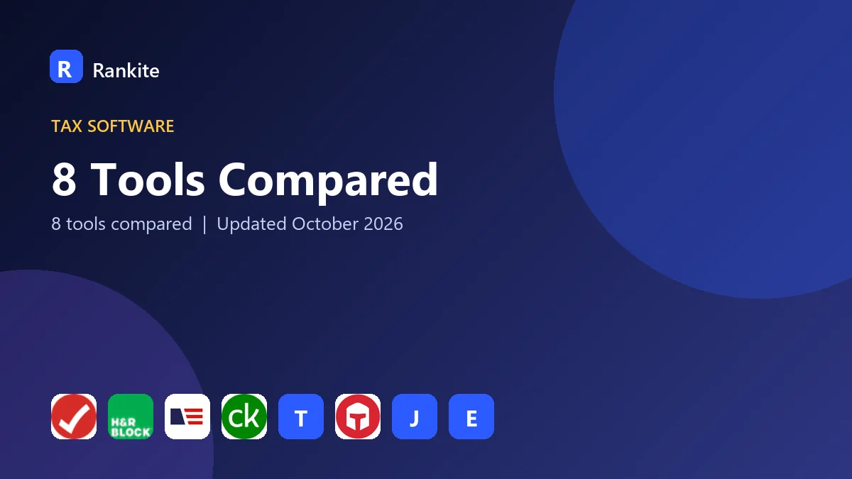 8 Tools Compared: Best Personal Tax Software in 2026