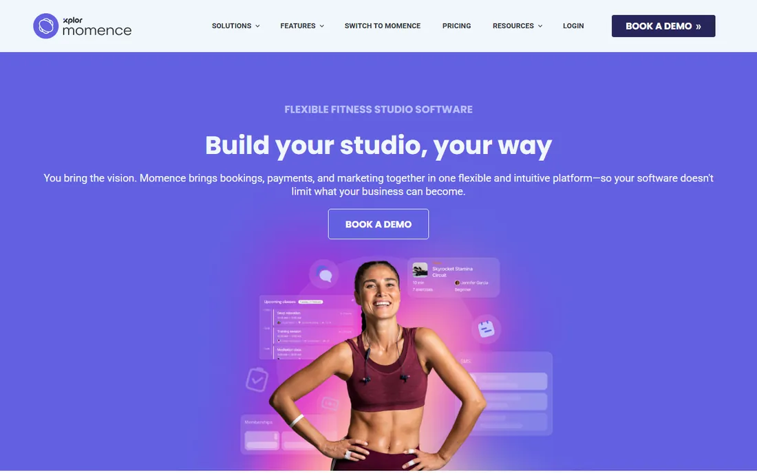 Momence homepage