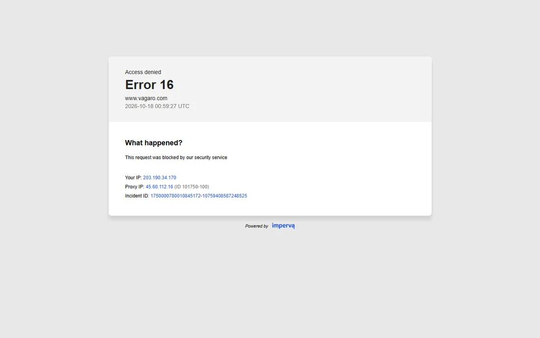 Vagaro homepage