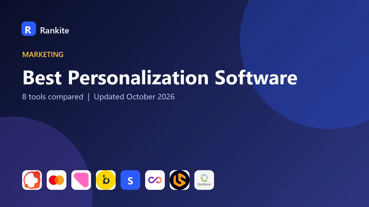 Best Personalization Software in 2026: 8 Tools Compared