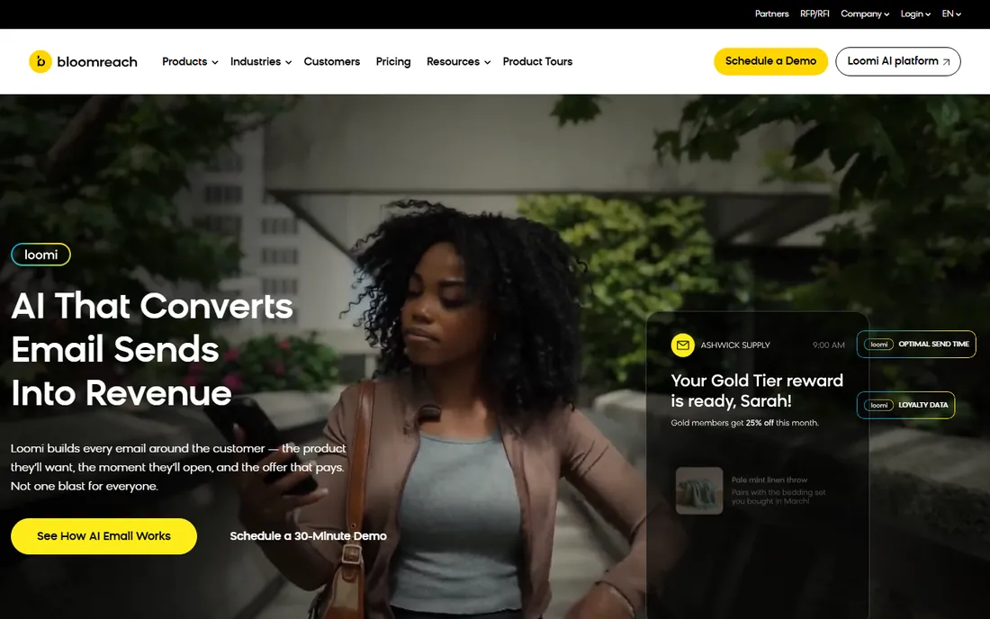Bloomreach homepage