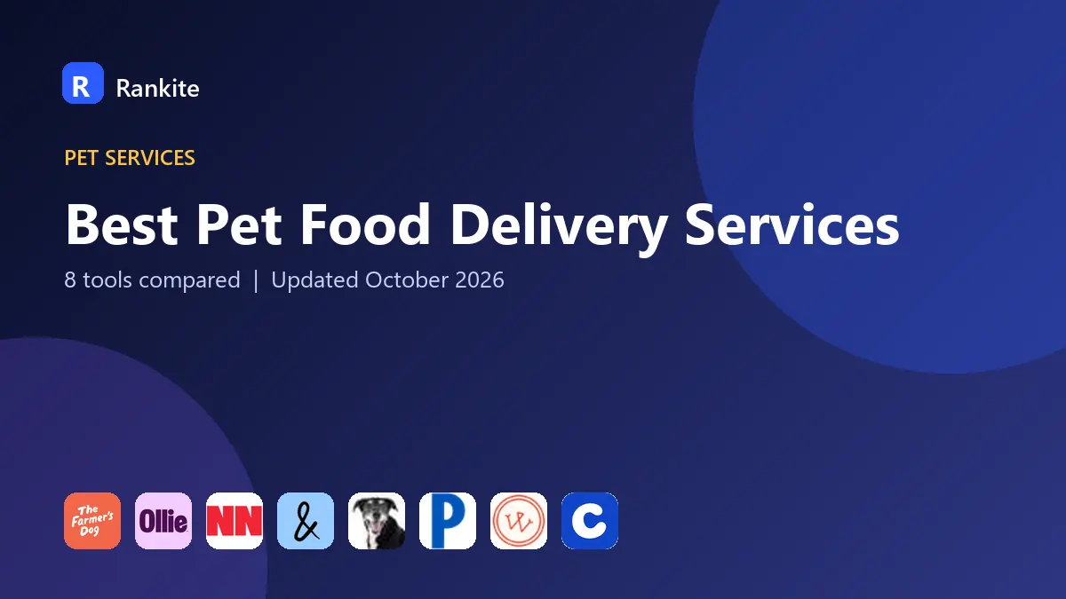 Best Pet Food Delivery Services in 2026: 8 Services Compared