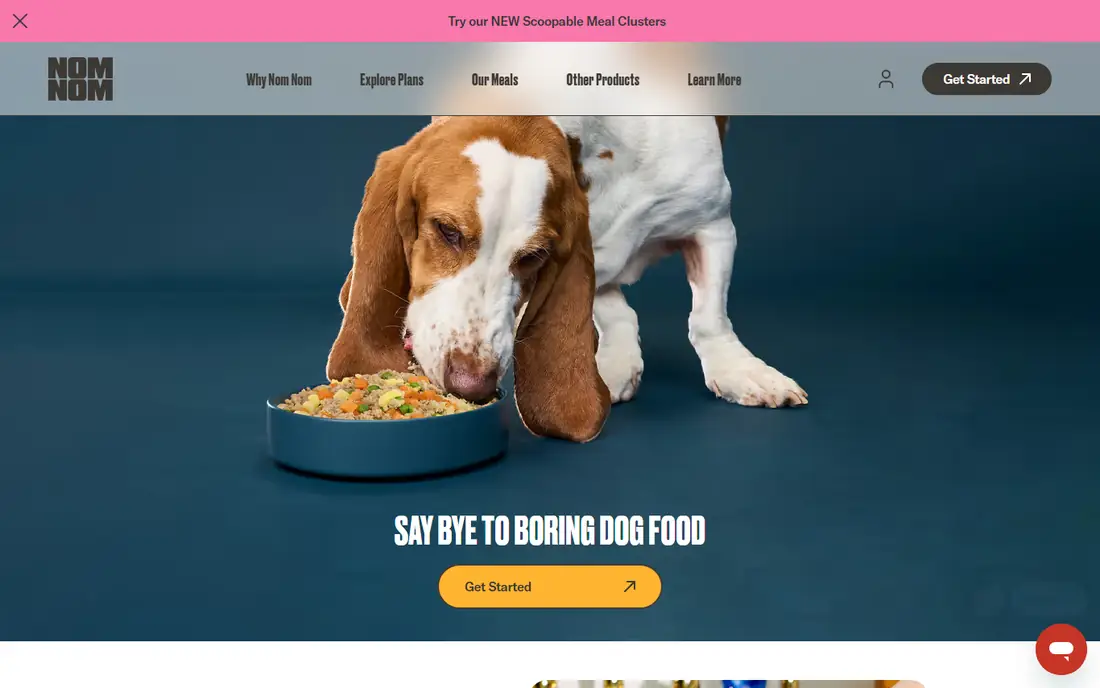Nom Nom homepage