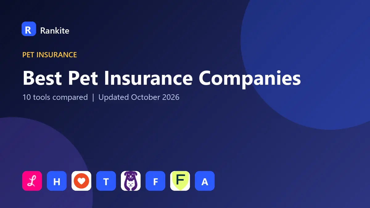 Best Pet Insurance Companies in 2026: 10 Companies Compared