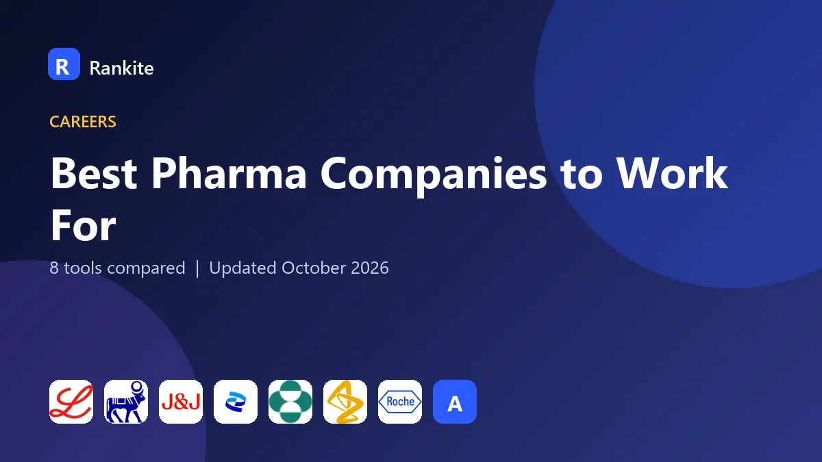 Best Pharma Companies to Work For in 2026: 8 Tools Compared