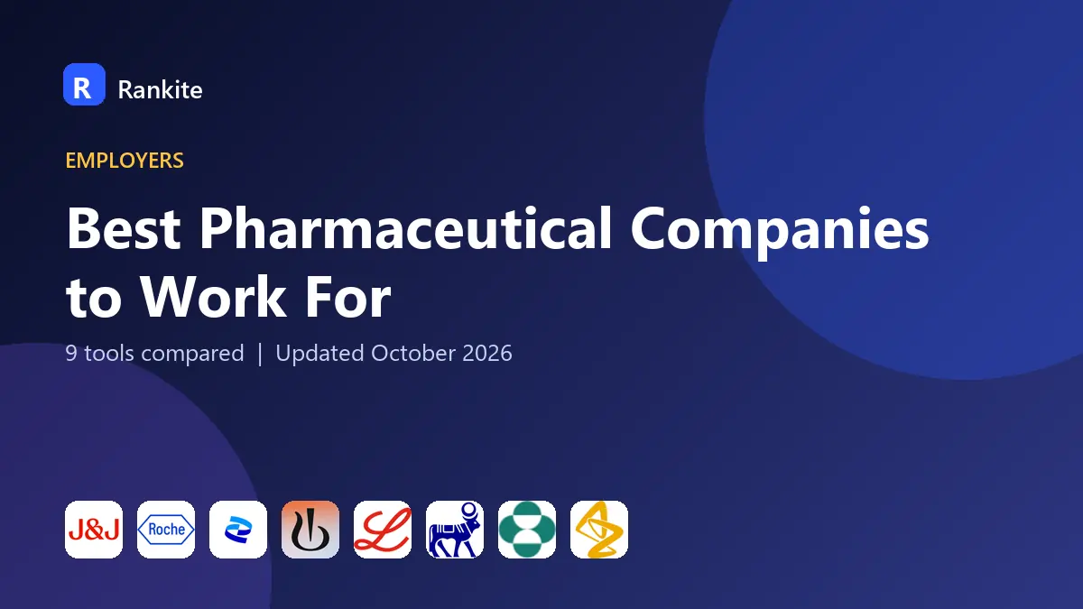 Best Pharmaceutical Companies to Work For in 2026: 9 Companies Compared