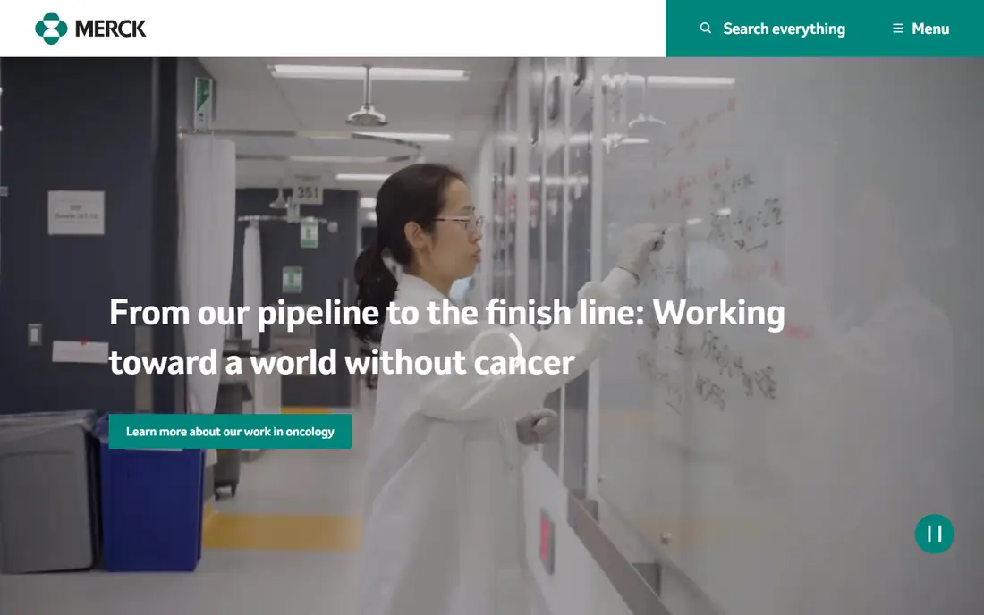 Merck homepage