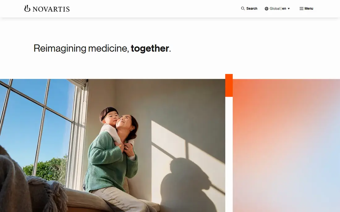 Novartis homepage