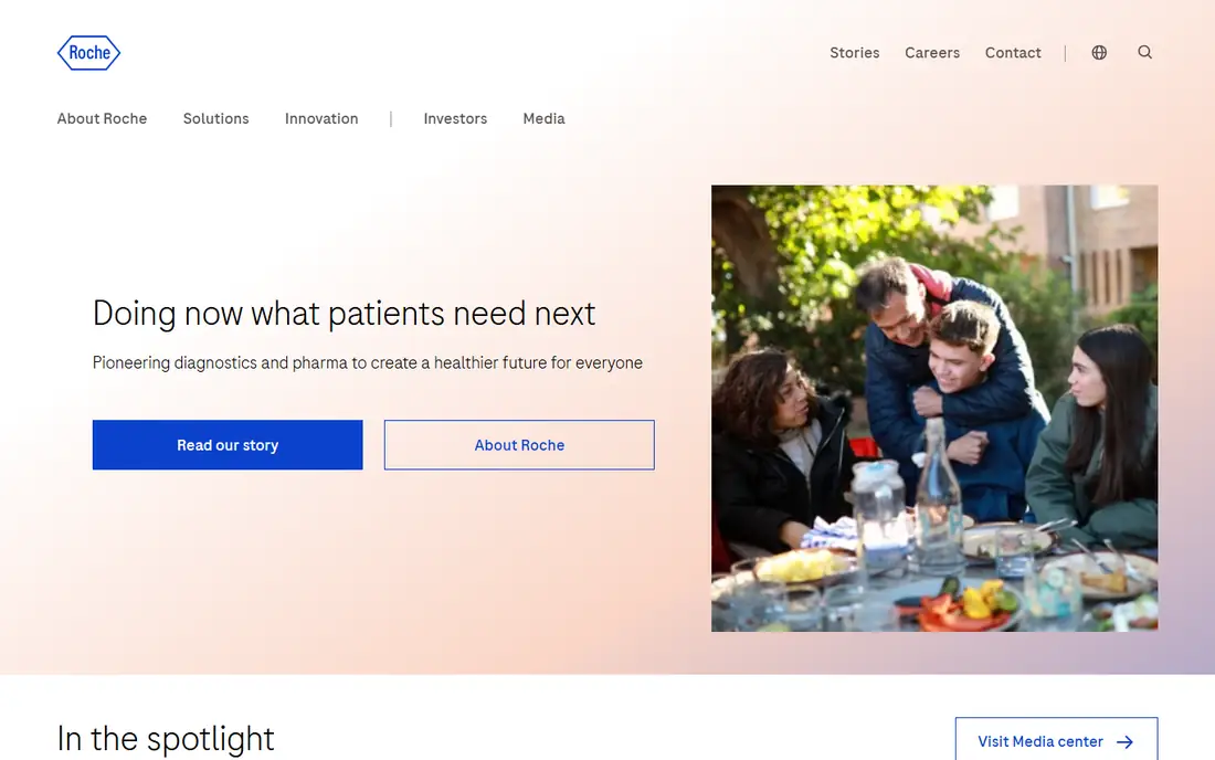 Roche homepage