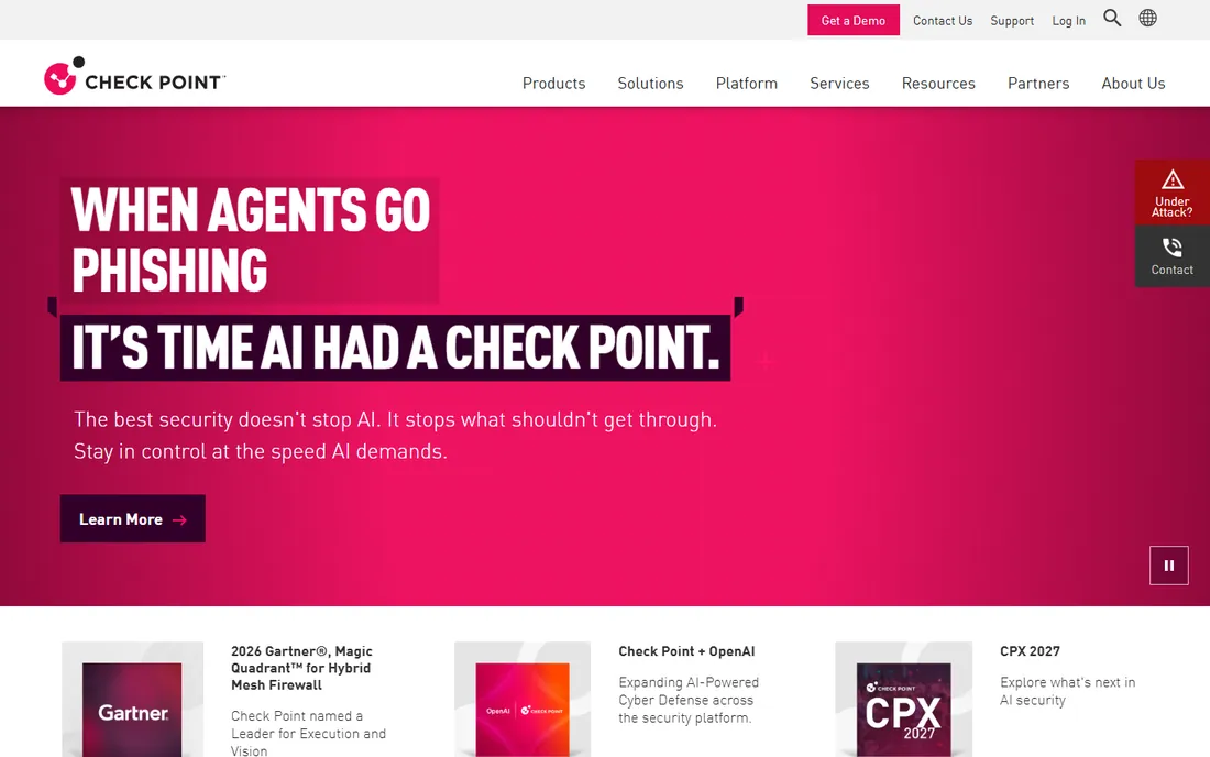 Check Point homepage