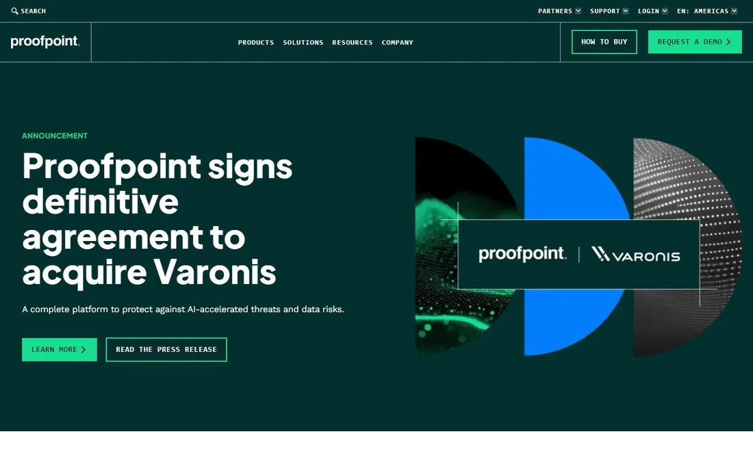 Proofpoint Security Awareness homepage