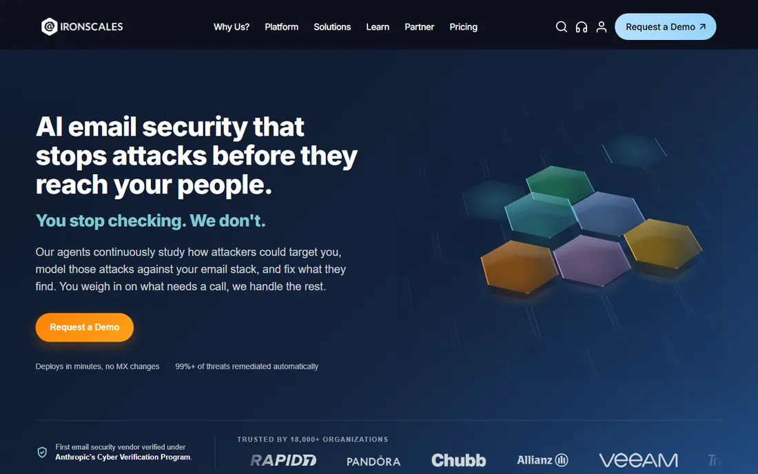 IronScales homepage