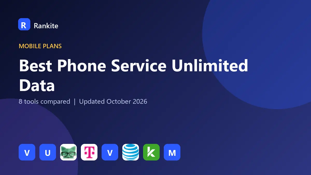 Best Phone Service Unlimited Data in 2026: 8 Services Compared