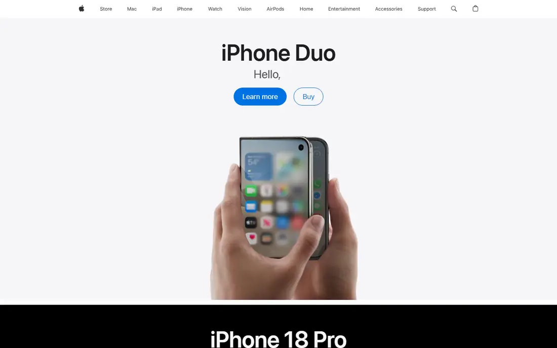 Apple Find My homepage
