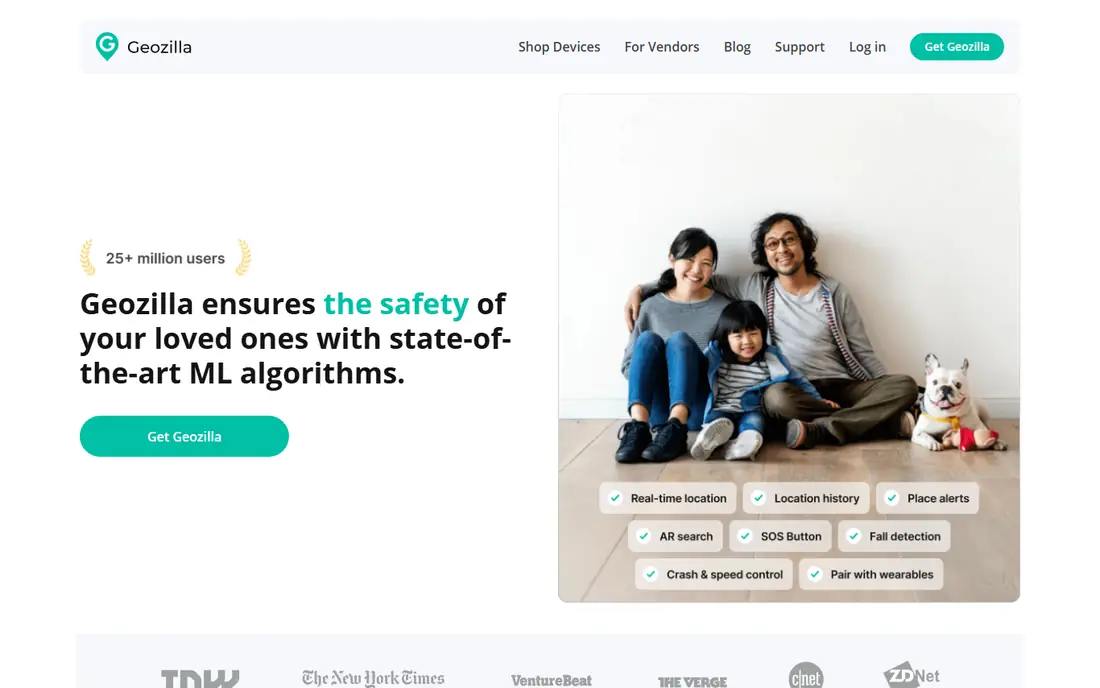 GeoZilla homepage