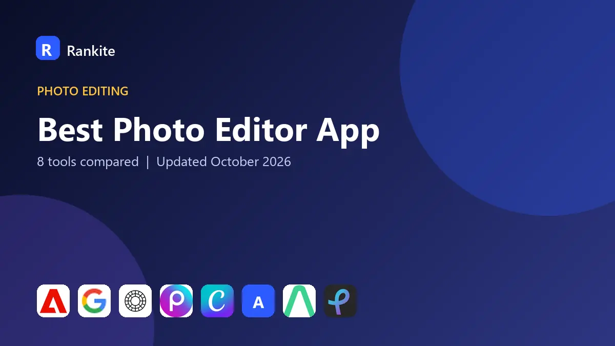 Best Photo Editor App in 2026: 8 Tools Compared