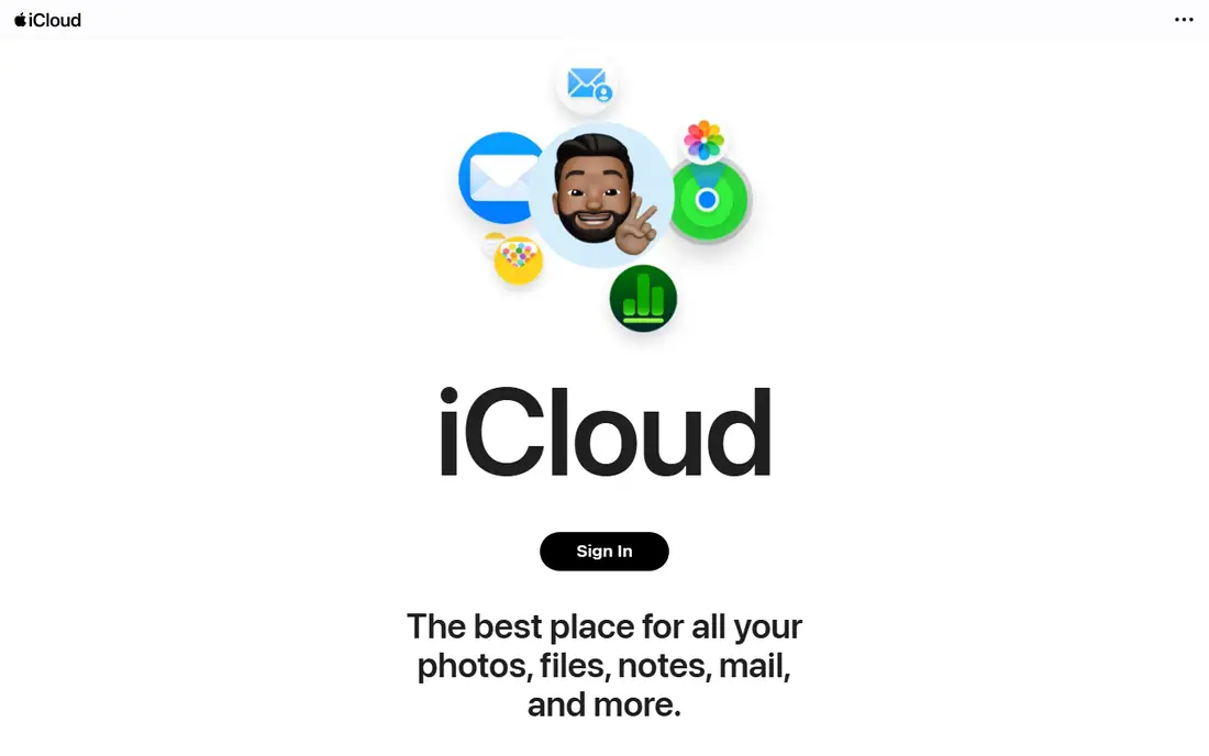 Apple Photos homepage