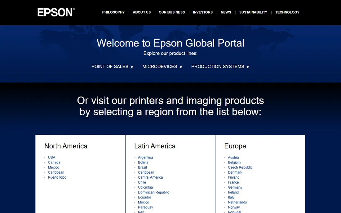 Epson ScanSmart homepage