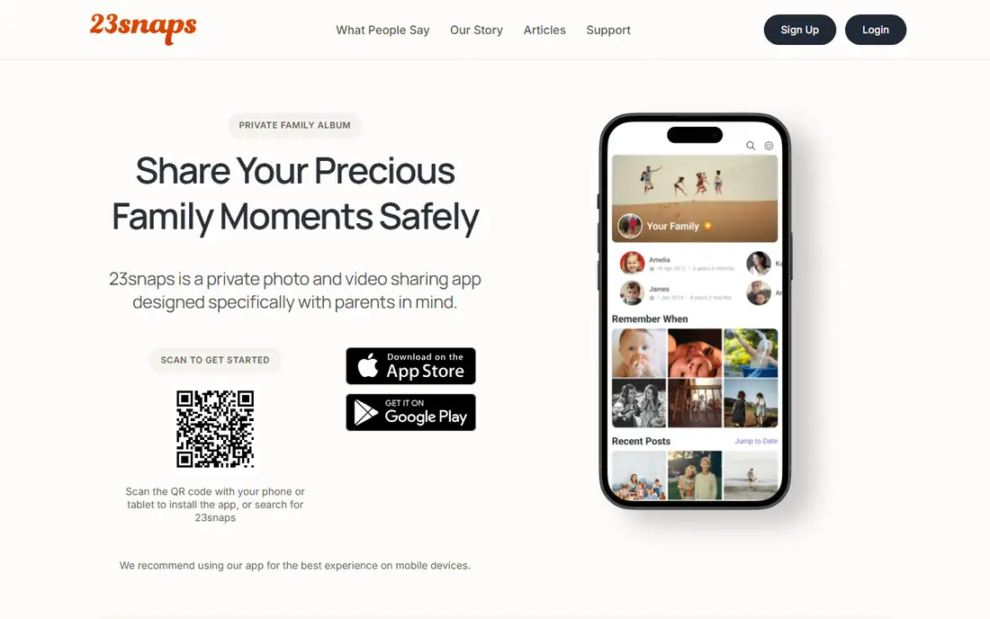 23snaps homepage