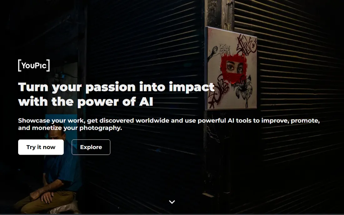 YouPic homepage