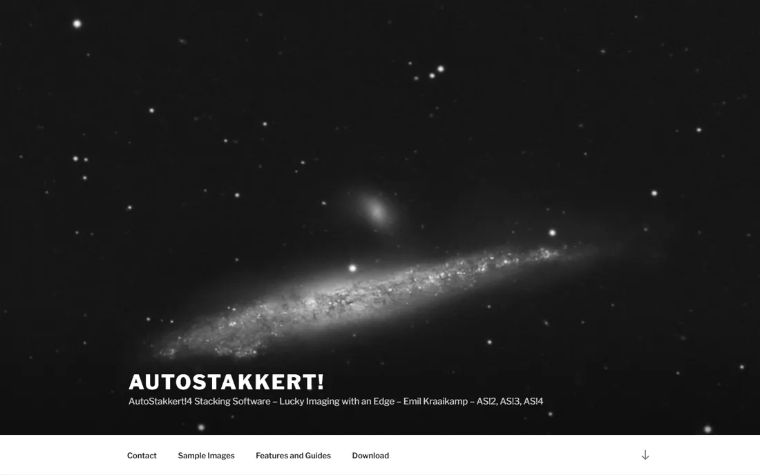 AutoStakkert homepage