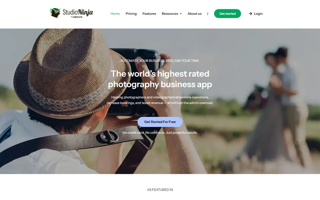 Studio Ninja homepage