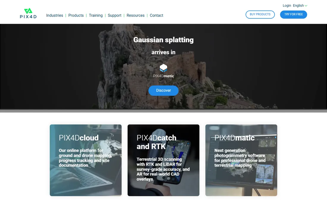Pix4Dmapper homepage