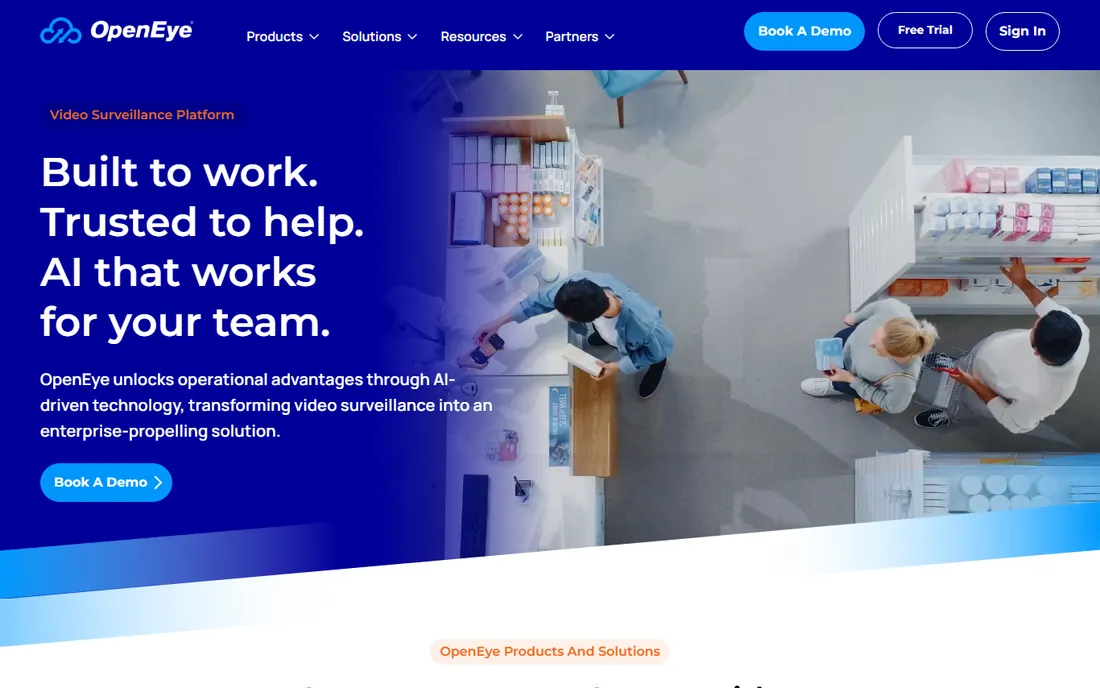 OpenEye homepage