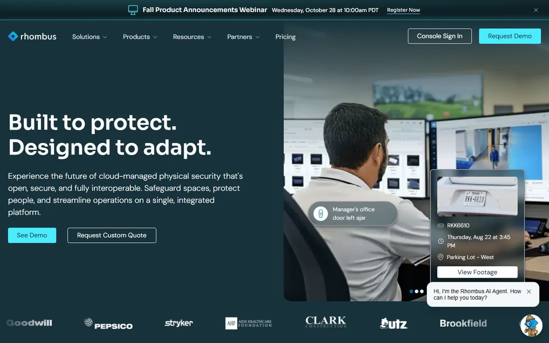Rhombus homepage