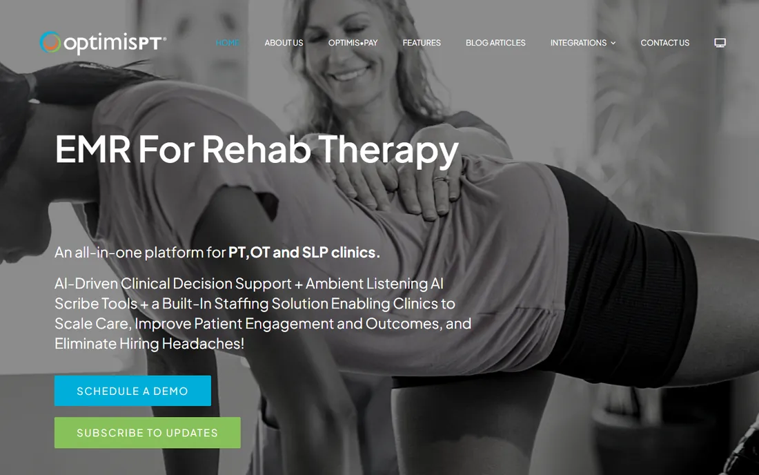 OptimisPT homepage