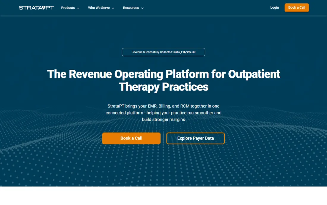 StrataPT homepage