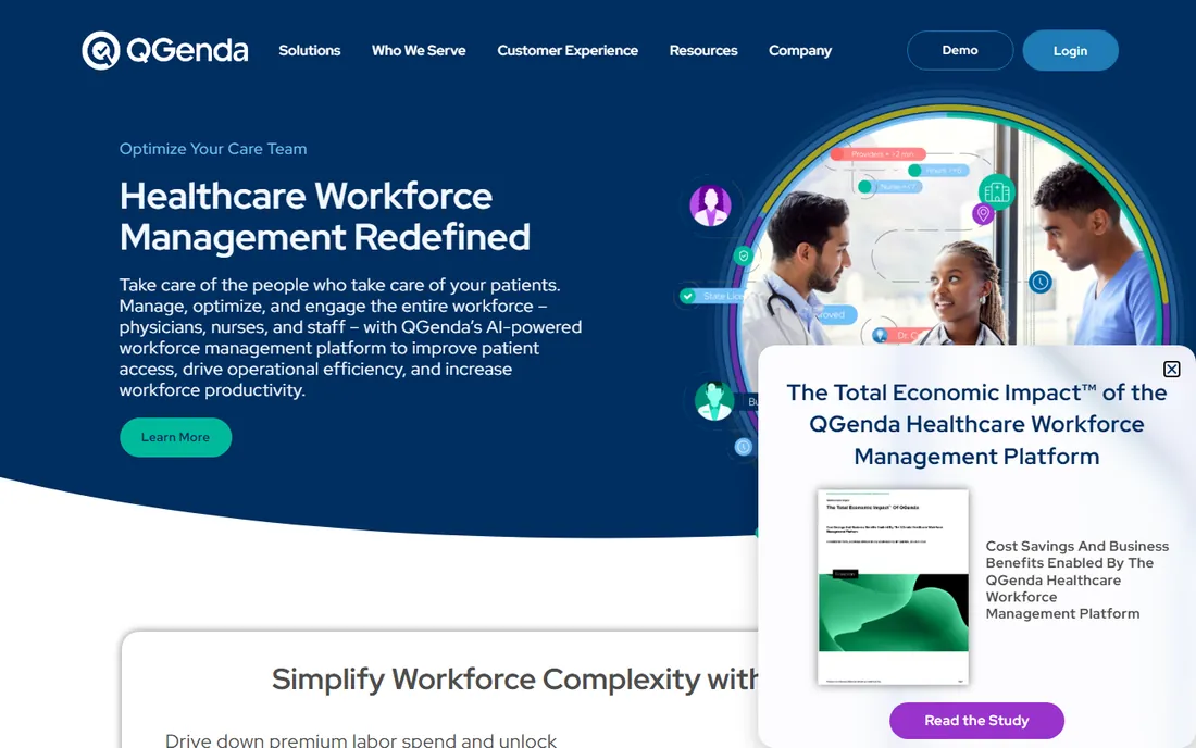 QGenda homepage