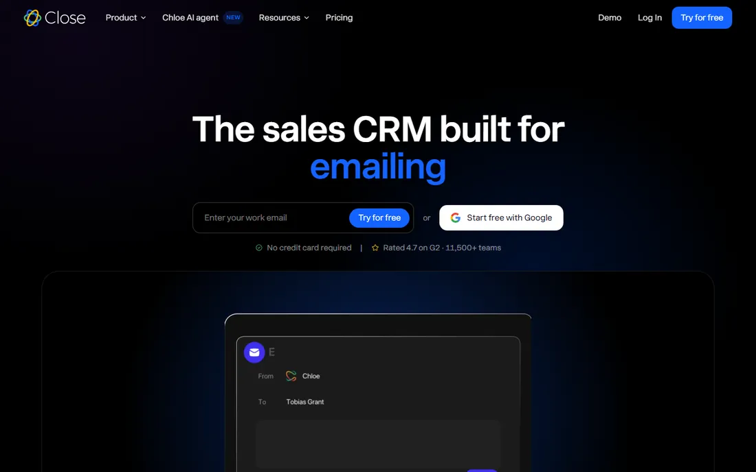 Close homepage