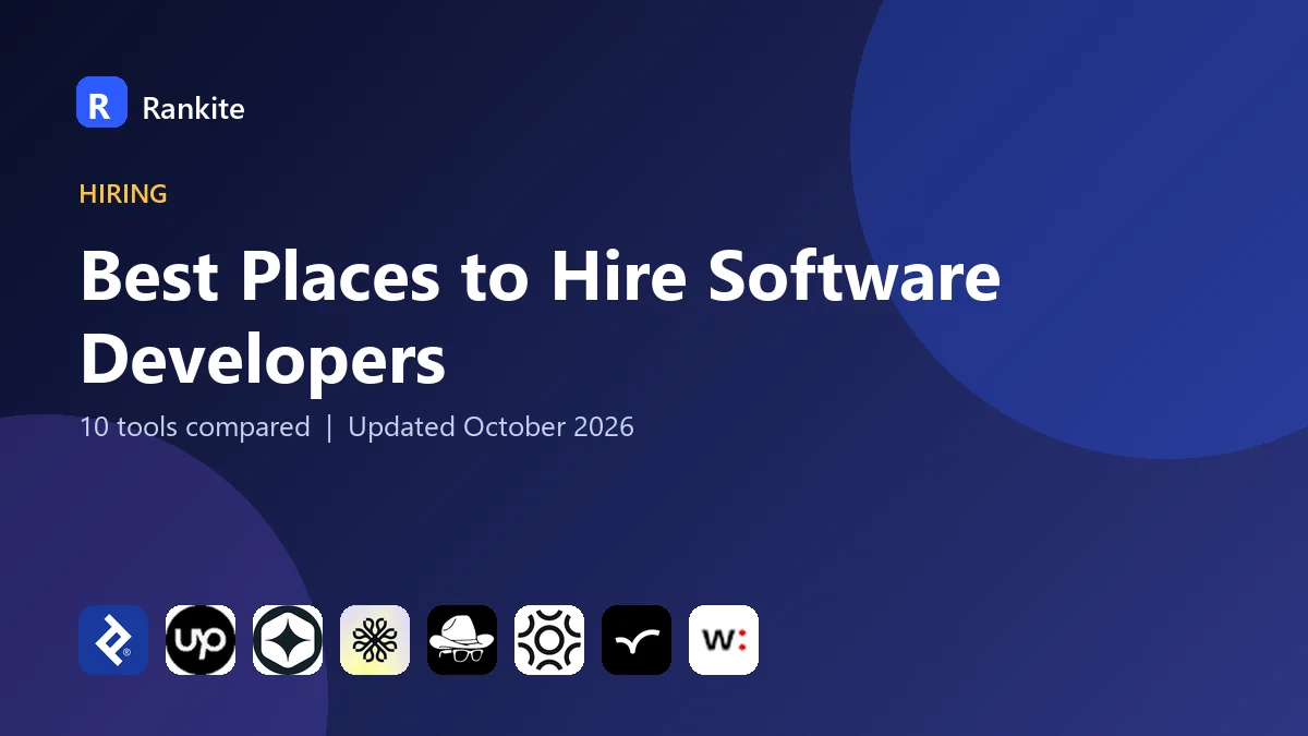Best Places to Hire Software Developers in 2026: 10 Tools Compared