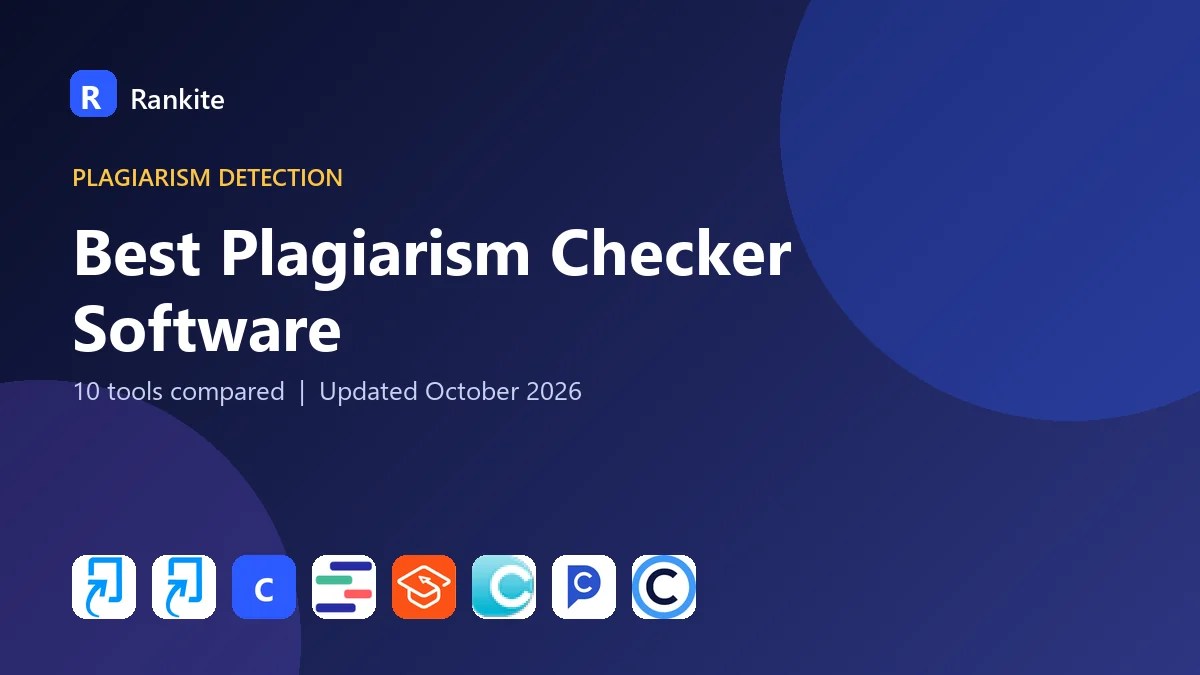 Best Plagiarism Checker Software in 2026: 10 Tools Compared