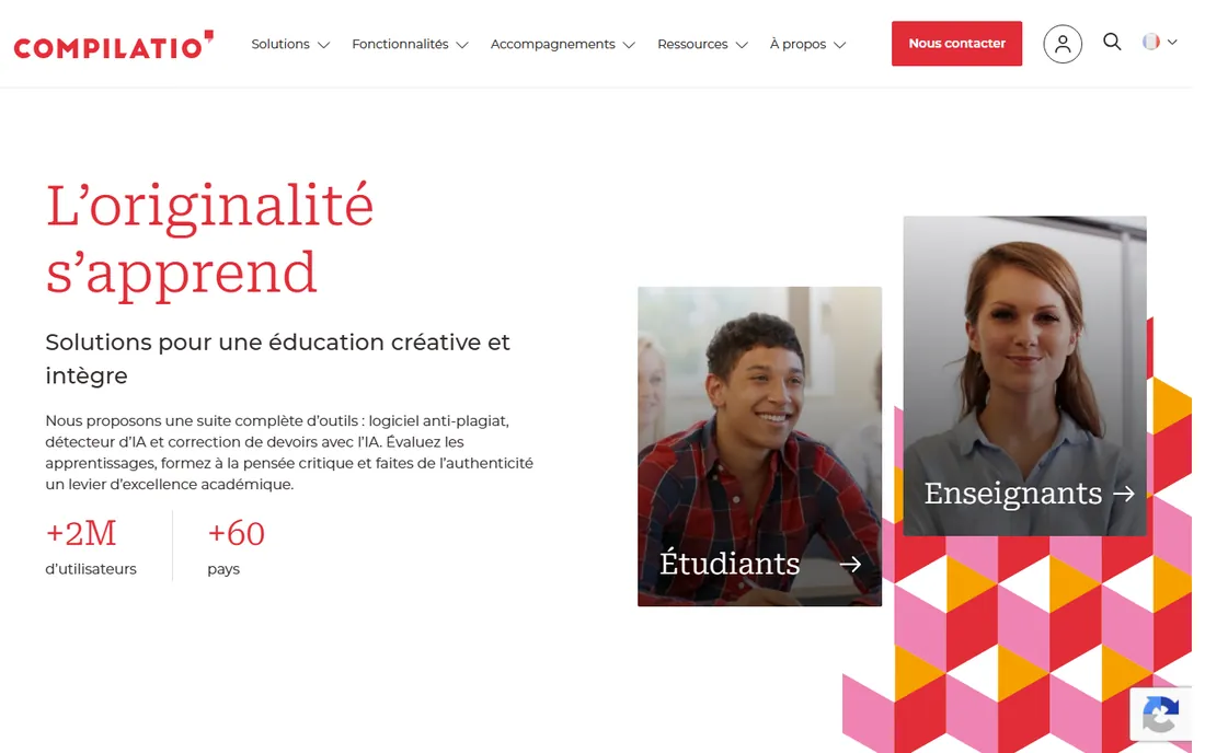 Compilatio homepage